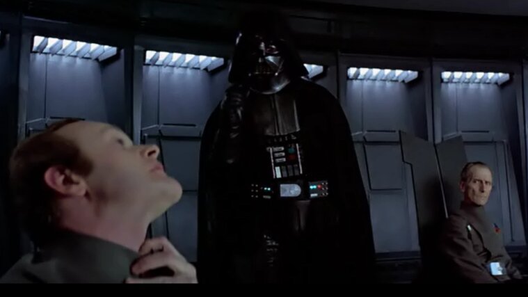 Star Wars - Egy új remény - Vader fojtogat